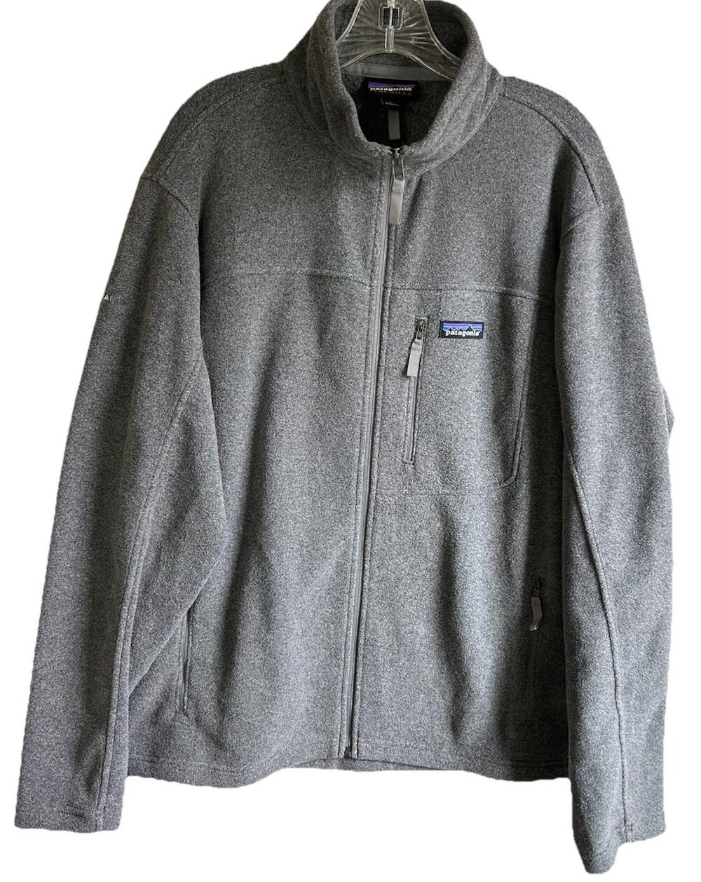 Patagonia Synchilla Fleece Jacket Mens L Gray Full Zip 22990 Outdoor Gorpcore
